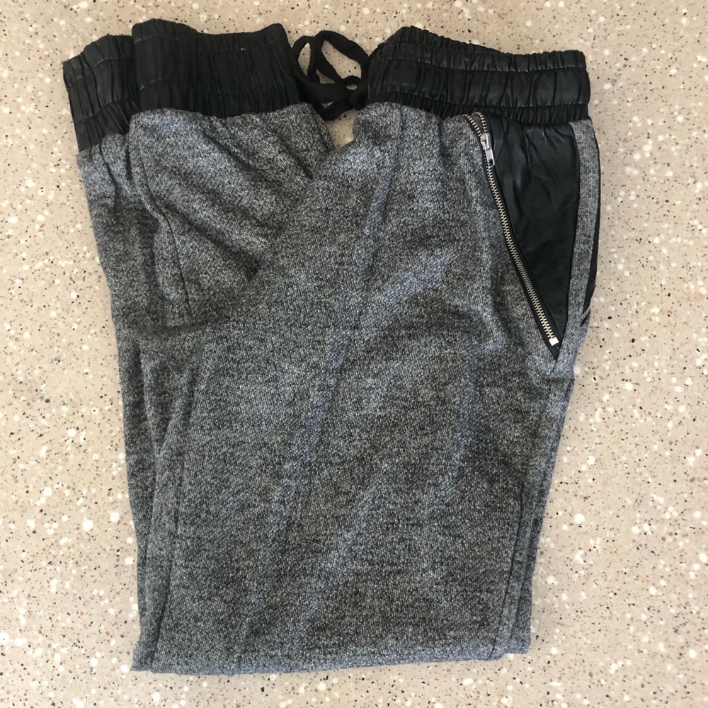 Size M. Gray with black joggers